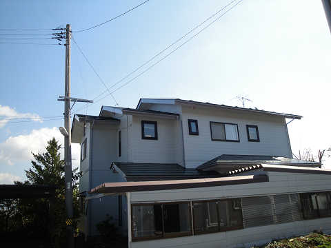 矢巾F様邸　屋根・外壁塗装工事