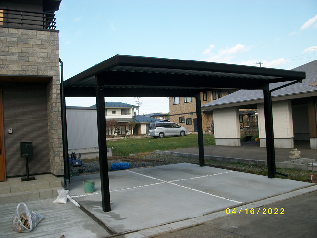 カーポート工事・土間コンクリート工事